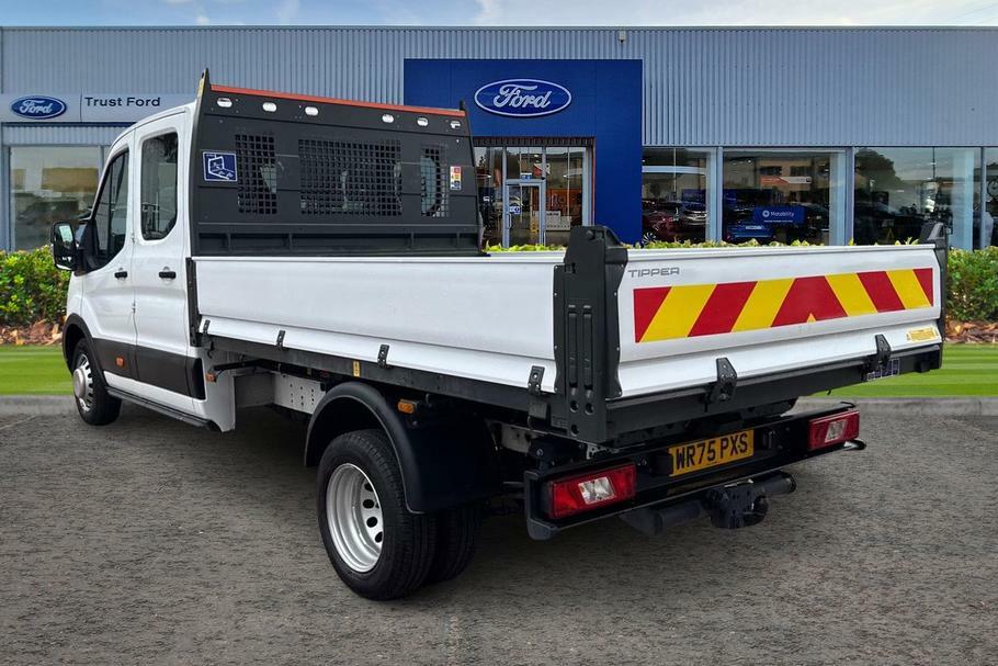 Ford Transit Custom 350 Leader L3 Lwb Double Cab Tipper Rwd 2.0 Ecoblu White #2
