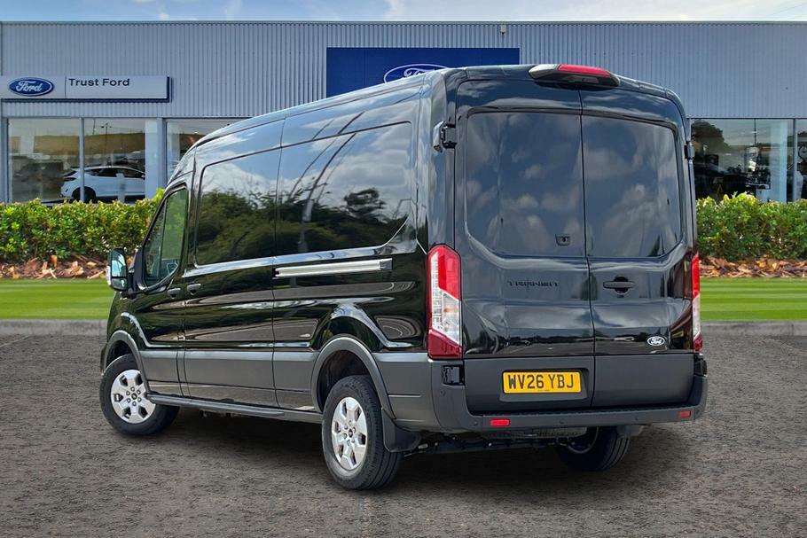 Ford Transit Custom 350 Limited L3 Lwb H2 Medium Roof Fwd 2.0 Ecoblue Black #2