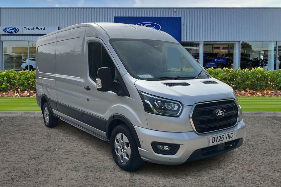 Ford Transit Custom 350 Limited L3 H2 Lwb Medium Roof Fwd 2.0 Ecoblue Silver