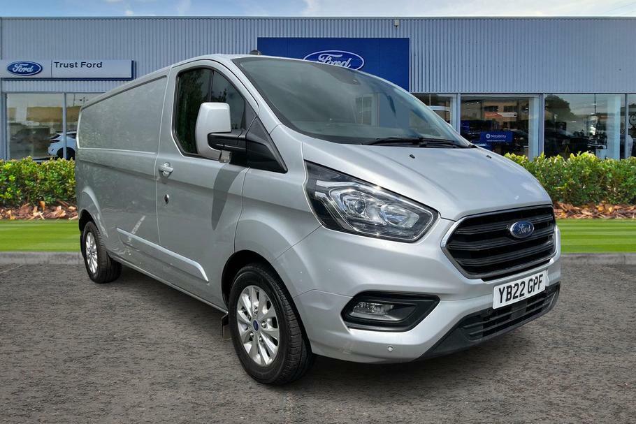 Ford Transit Custom 300 Limited L2 Lwb Fwd 2.0 Ecoblue 130Ps Low Roof Silver
