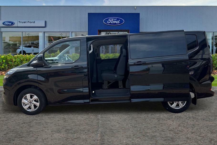 Ford Transit Custom 320 Limited L2 Lwb 2.0 Ecoblue 136Ps Low Roof Doub Black #5