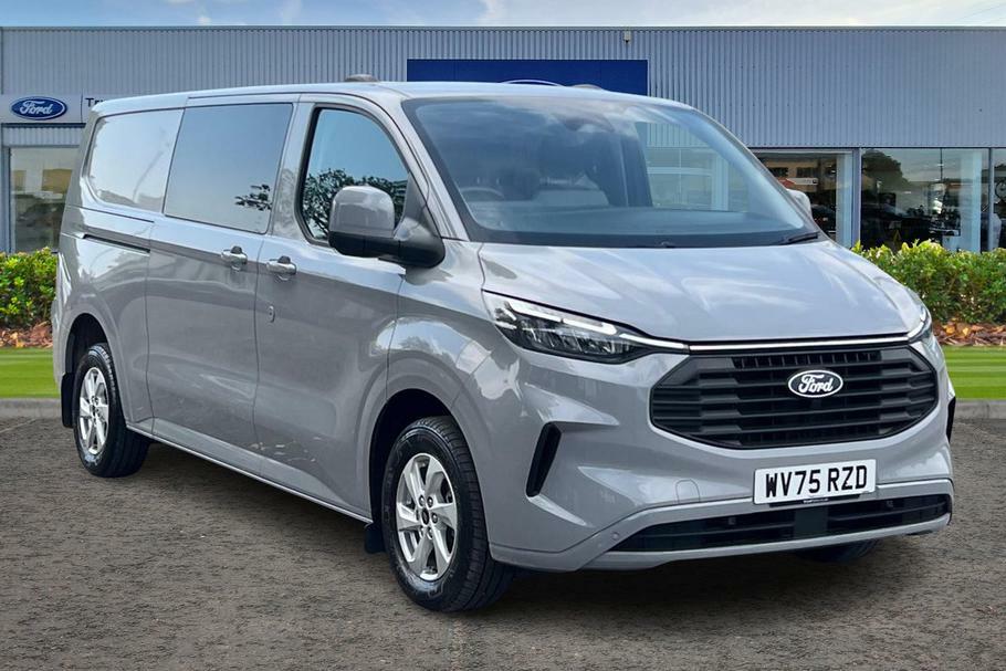 Ford Transit Custom 320 Limited L2 Lwb Double Cab In Van Fwd 2.0 Grey
