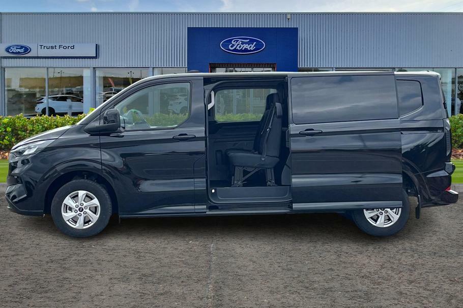 Ford Transit Custom 320 Limited L2 Lwb Double Cab In Van Fwd 2.0 Ecobl Black #5