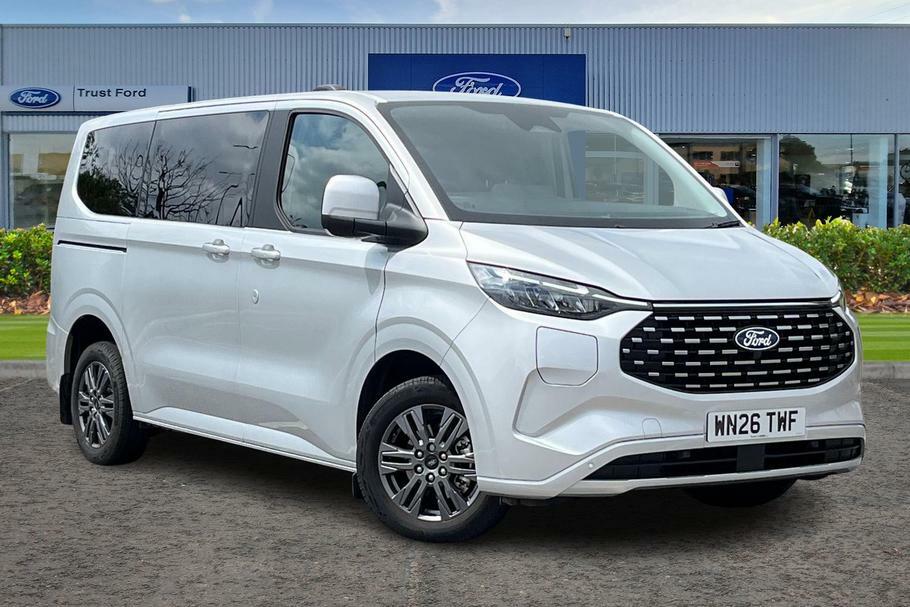 Ford Tourneo Custom 340 Titanium L1 Swb 9 Seat Minibus Fwd 2.5 Ph Silver