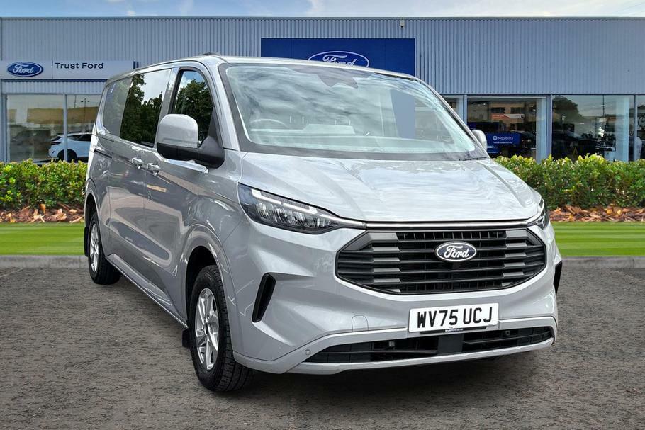 Ford Transit Custom 320 Limited L2 Lwb Double Cab In Van Fwd 2.0 Grey