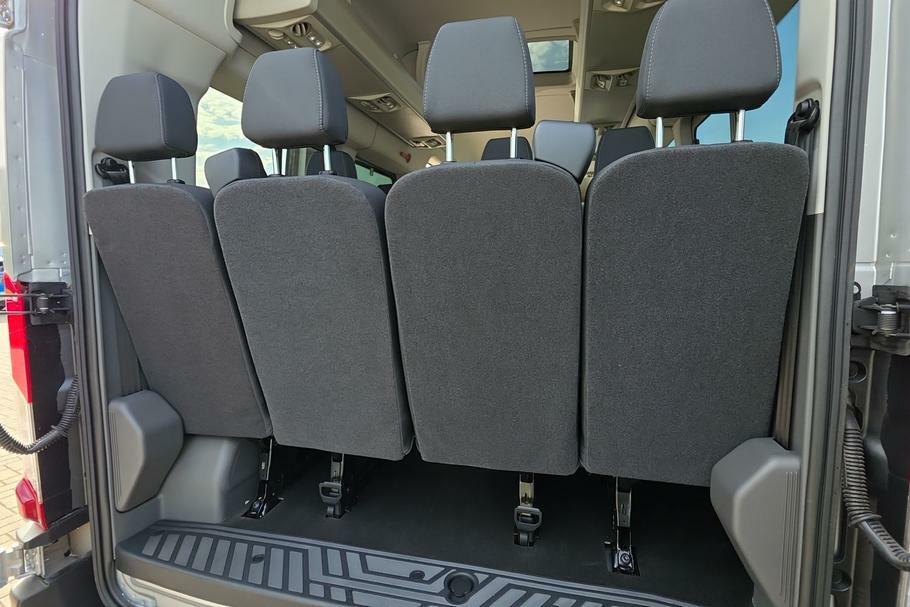 Ford Transit Custom 460 Trend L4 H3 Elwb High Roof 17 Seat Minibus Rwd Silver #4