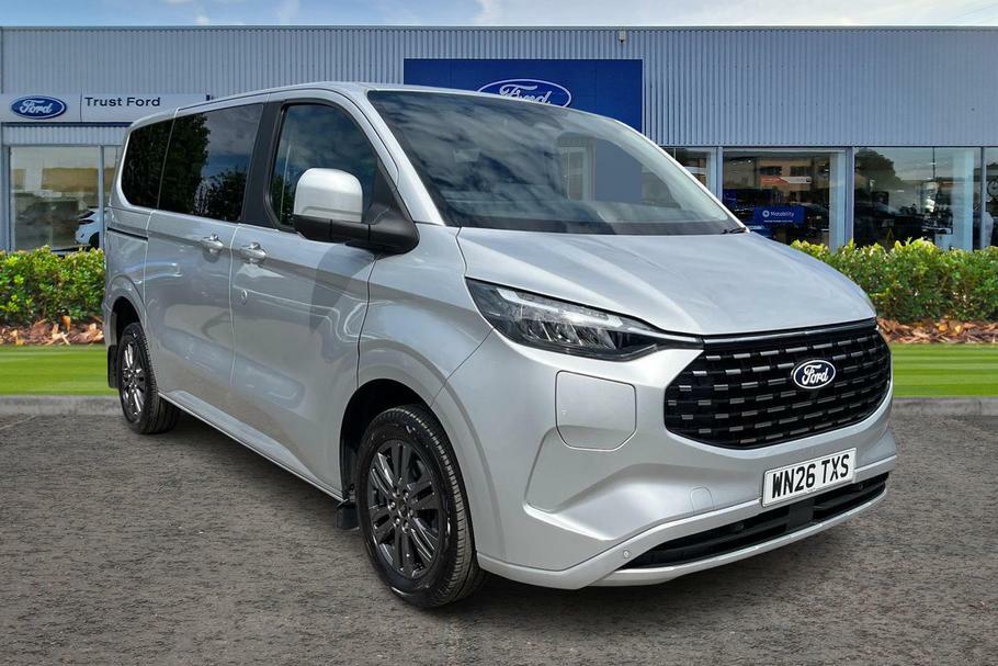 Ford Tourneo Custom 340 Titanium L1 Swb 9 Seat Minibus Fwd 2.5 Ph Silver