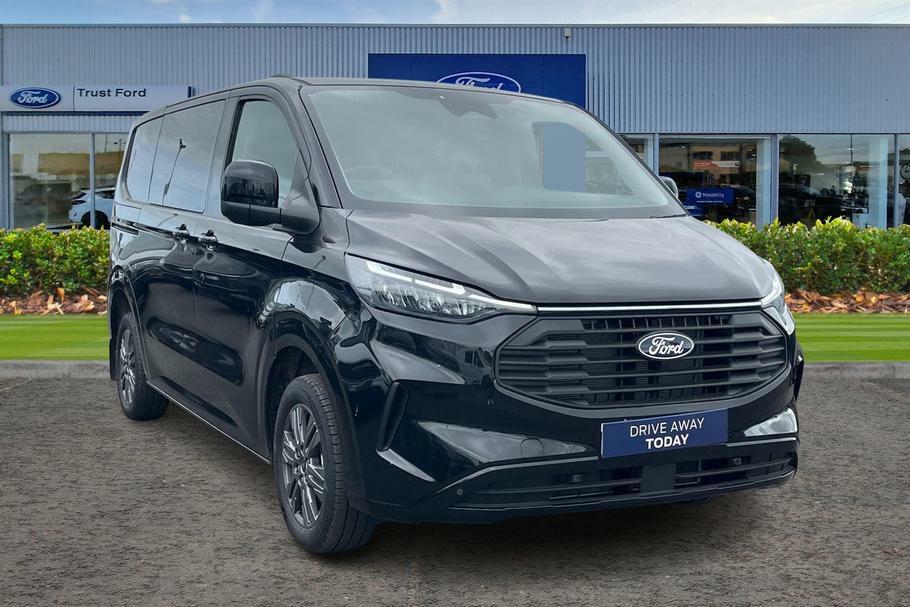 Ford Transit Custom 320 Limited L1 Swb Double Cab In Van Fwd 2.0 Ecobl Black