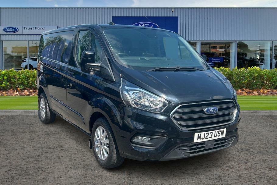 Ford Transit Custom 300 Limited L1 Swb Fwd 2.0 Ecoblue 130Ps Low Roof Black