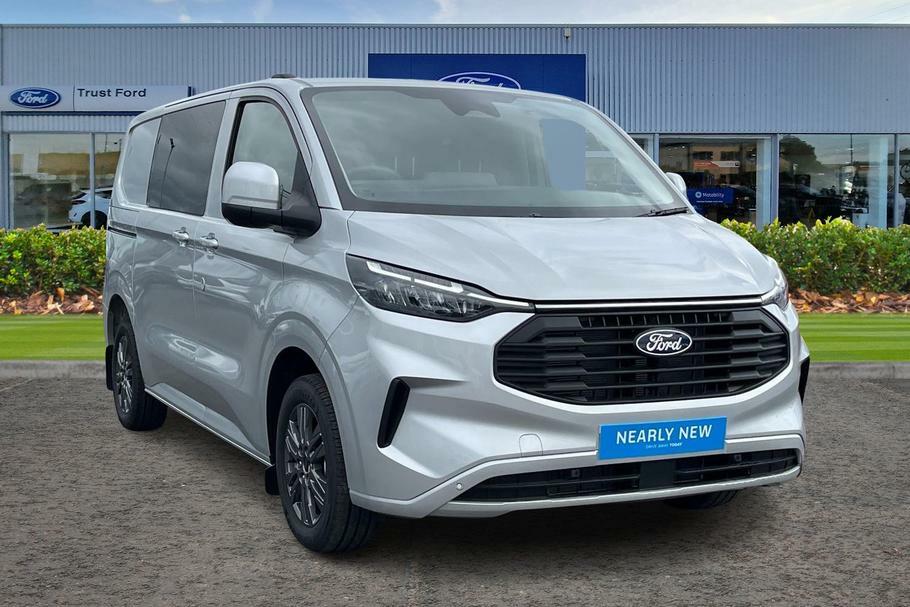 Ford Transit Custom 320 Limited L1 Swb Double Cab In Van Fwd 2.0 Ecobl Silver