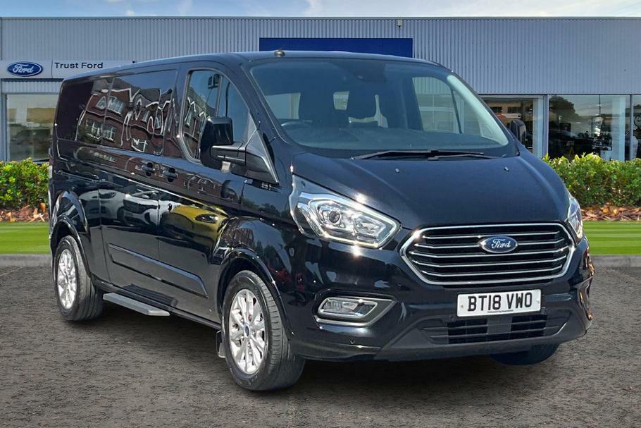 Ford Tourneo Custom 2.0 310 Ecoblue Titanium Minibus Double Cab Di Black