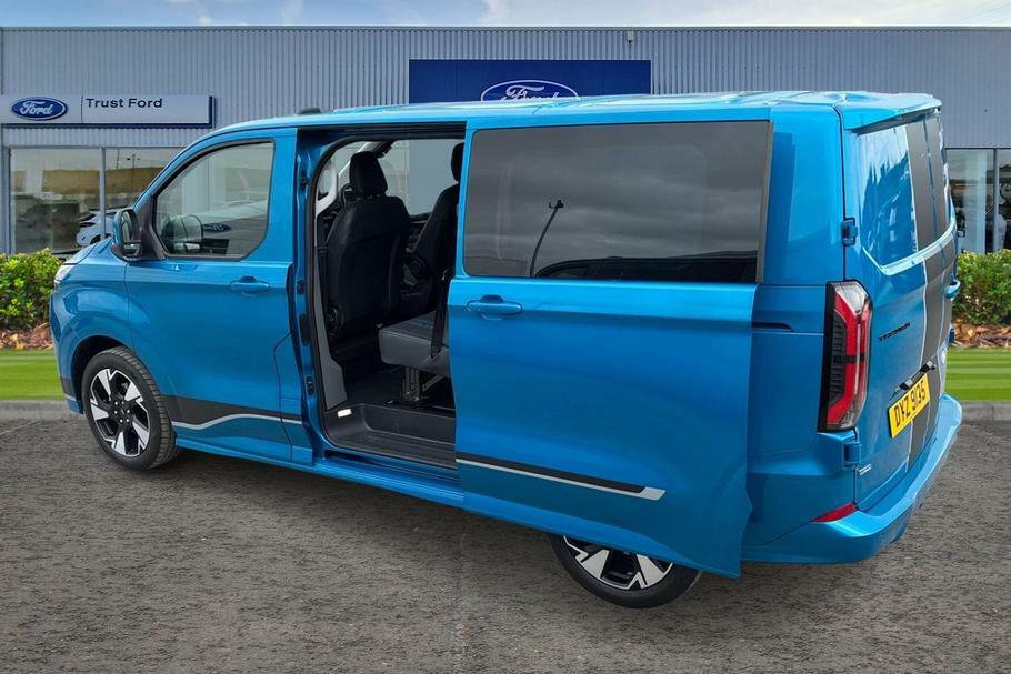 Ford Transit Custom 320 Sport L1 Swb Double Cab In Van Fwd 2.5 Ph Blue #5