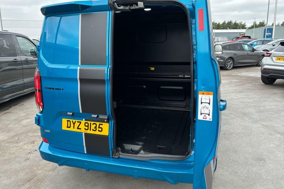 Ford Transit Custom 320 Sport L1 Swb Double Cab In Van Fwd 2.5 Ph Blue #4