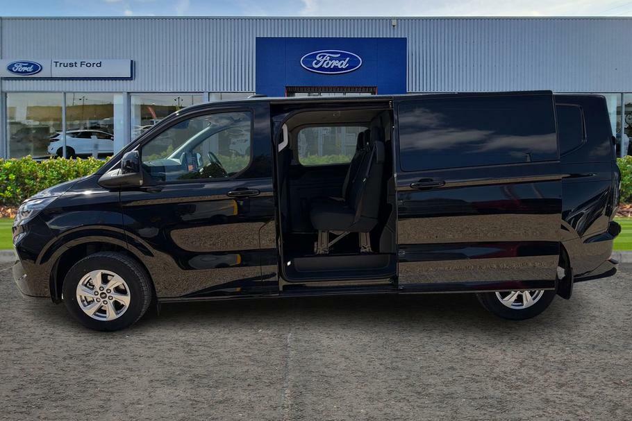 Ford Transit Custom 320 Limited L2 Lwb Double Cab In Van Fwd 2.0 Ecobl Black #5
