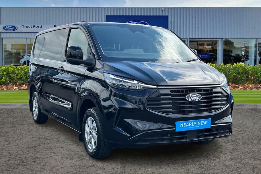 Ford Transit Custom 280 Limited L1 Swb Fwd 2.0 Ecoblue 136Ps Low Roof Black