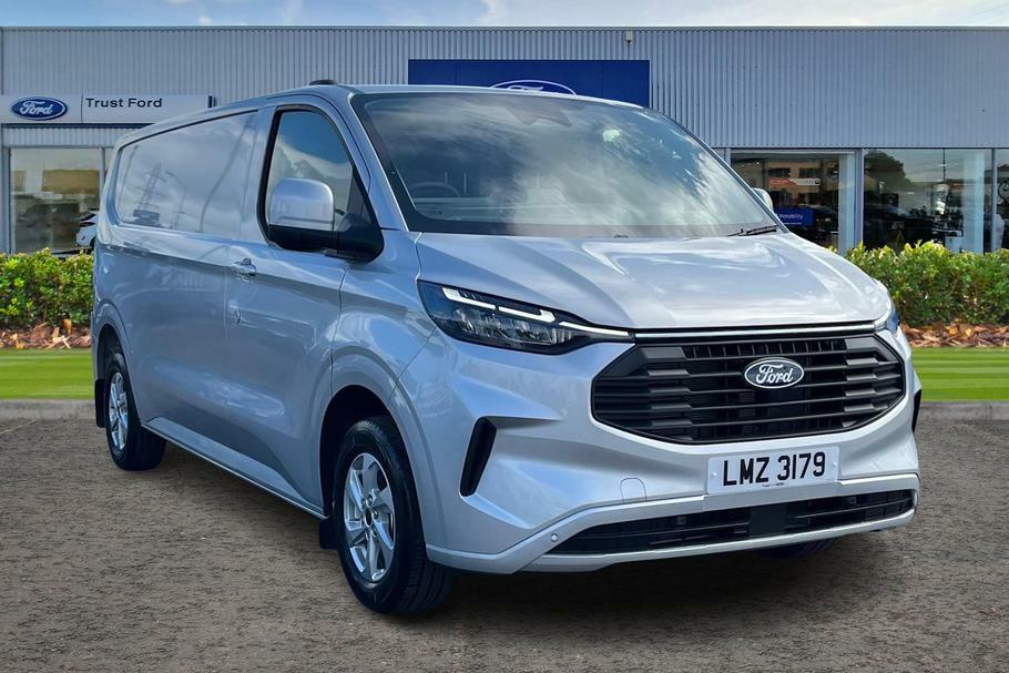 Ford Transit Custom 320 Limited L2 Lwb Fwd 2.0 Ecoblue 136Ps Low Roof Silver