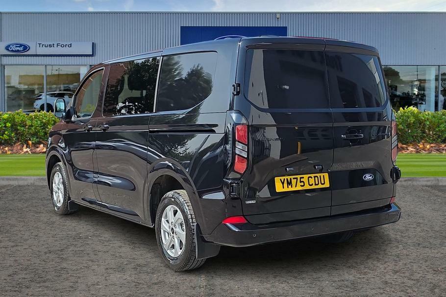 Ford Transit Custom 320 Limited L1 Swb Double Cab In Van Fwd 2.5 Black #2
