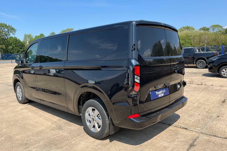 Ford Transit Custom 320 Limited L2 Lwb Double Cab Fwd 2.0 Ecoblue 136P YM75CBO Black #2