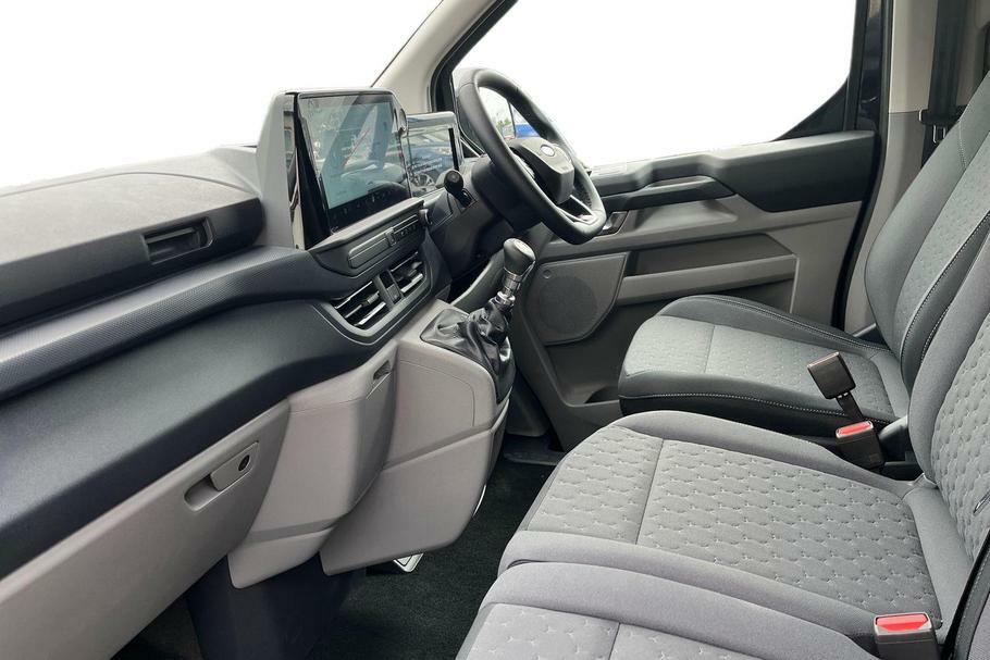 Ford Transit Custom 320 Limited L2 Lwb Double Cab In Van Fwd 2.0 Ecobl YM75CDN Black #3