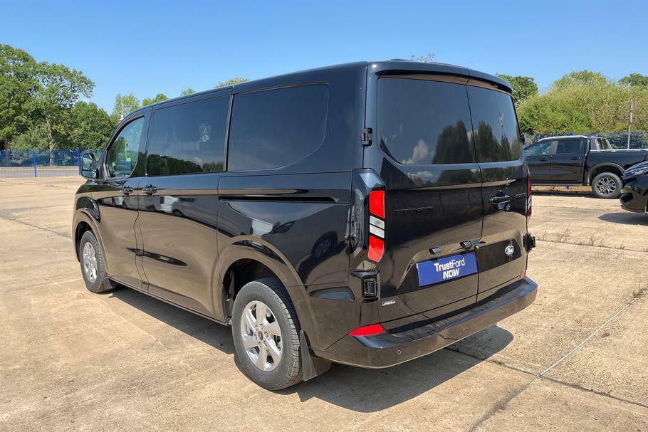 Ford Transit Custom 320 Limited L1 Swb Double Cab In Van Fwd 2.5 Black #2