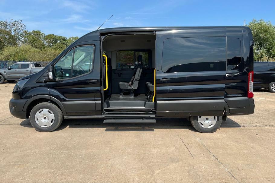Ford Transit Custom 410 Trend L3 H2 Lwb Medium Roof 15 Seat Minibus Rw Black #5
