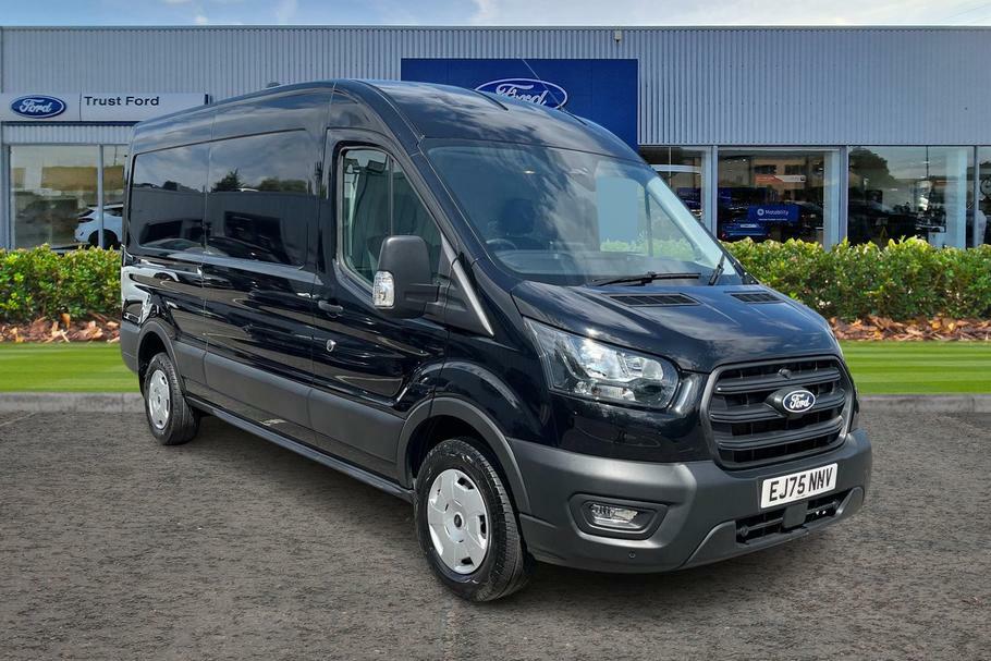 Ford Transit Custom 350 Trend L3 H2 Lwb Medium Roof Fwd 2.0 Ecoblue 13 Black