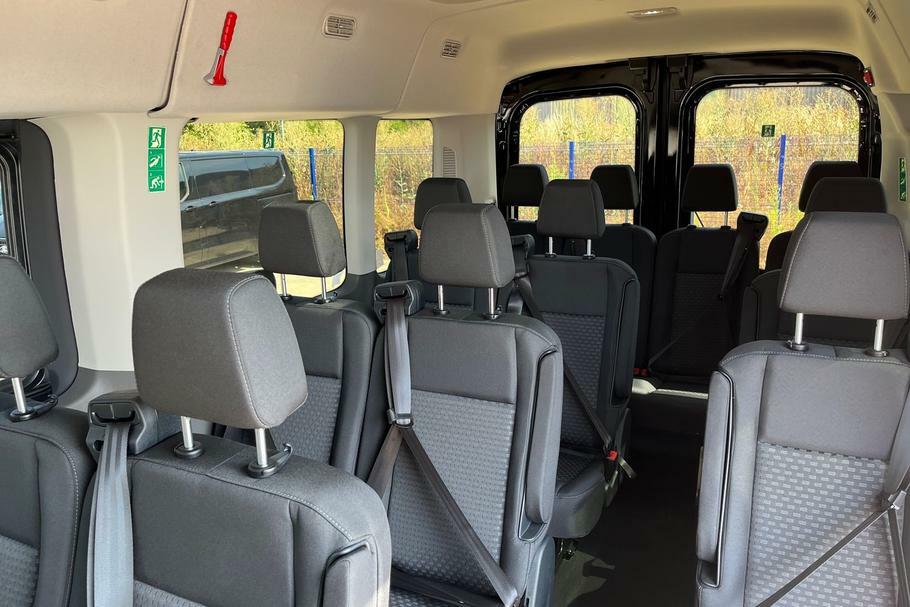 Ford Transit Custom 410 Trend L3 H2 Lwb Medium Roof 15 Seat Minibus Rw Black #4