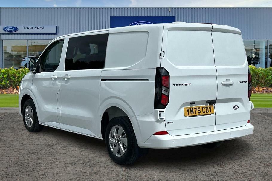 Ford Transit Custom 320 Limited L1 Swb Double Cab In Van Fwd 2.5 White #2