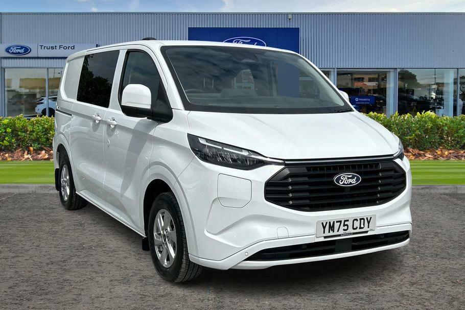 Ford Transit Custom 320 Limited L1 Swb Double Cab In Van Fwd 2.5 White