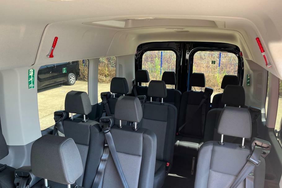 Ford Transit Custom 410 Leader L3 H2 Lwb Medium Roof 15 Seat Minibus R Blue #4