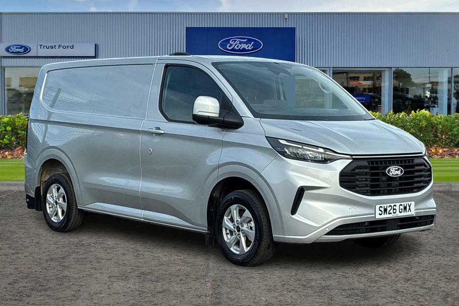 Ford Transit Custom 320 Limited L1 Swb Fwd 2.0 Ecoblue 136Ps Low Roof Silver