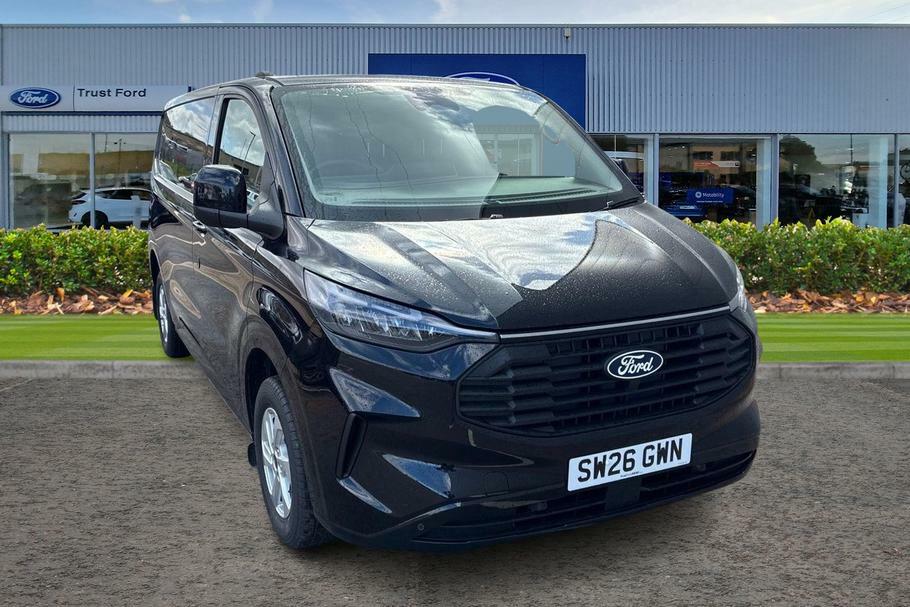 Ford Transit Custom 320 Limited L1 Swb Fwd 2.0 Ecoblue 136Ps Low Roof Black