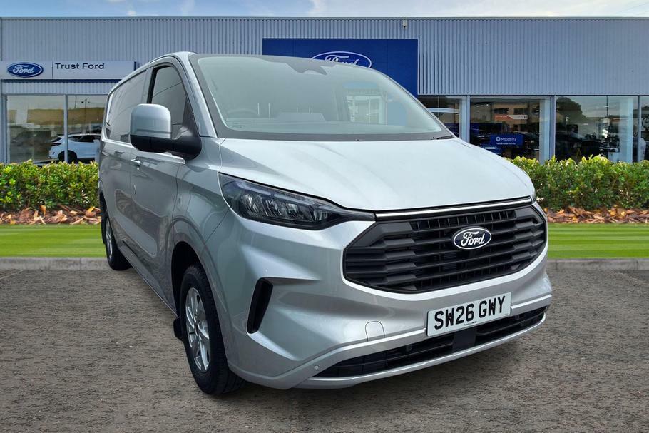 Ford Transit Custom 320 Limited L1 Swb Fwd 2.0 Ecoblue 136Ps Low Roof Silver