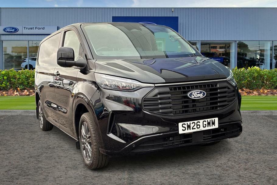 Ford Transit Custom 320 Limited L1 Swb Fwd 2.0 Ecoblue 136Ps Low Roof Black
