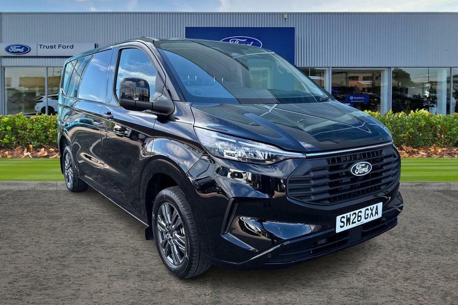 Ford Transit Custom 280 Limited L1 Swb Fwd 2.0 Ecoblue 136Ps Low Roof Black