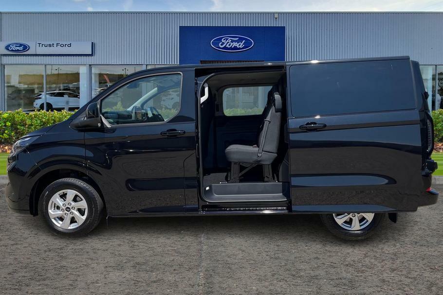Ford Transit Custom 320 Limited L1 Swb Double Cab In Van Fwd 2.0 Ecobl Black #5