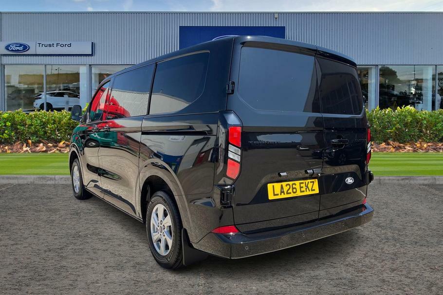 Ford Transit Custom 320 Limited L1 Swb Double Cab In Van Fwd 2.0 Ecobl Black #2