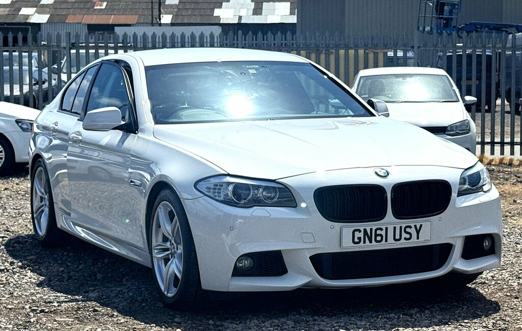 BMW 5 Series 3.0 535I M Sport Steptronic Euro 5 S S White #3