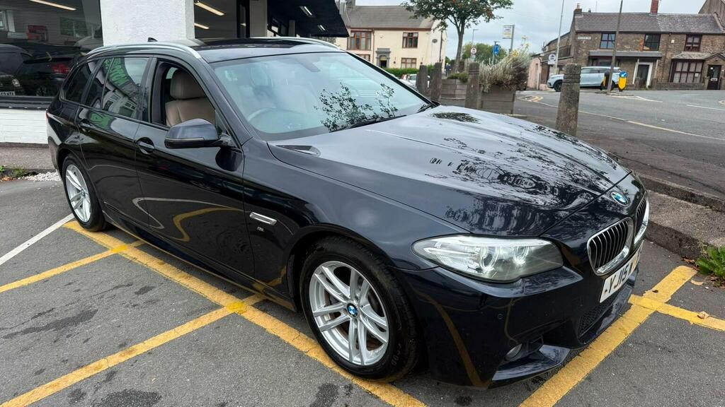 BMW 5 Series 2.0 520D M Sport Touring Euro 6 Ss Black #4