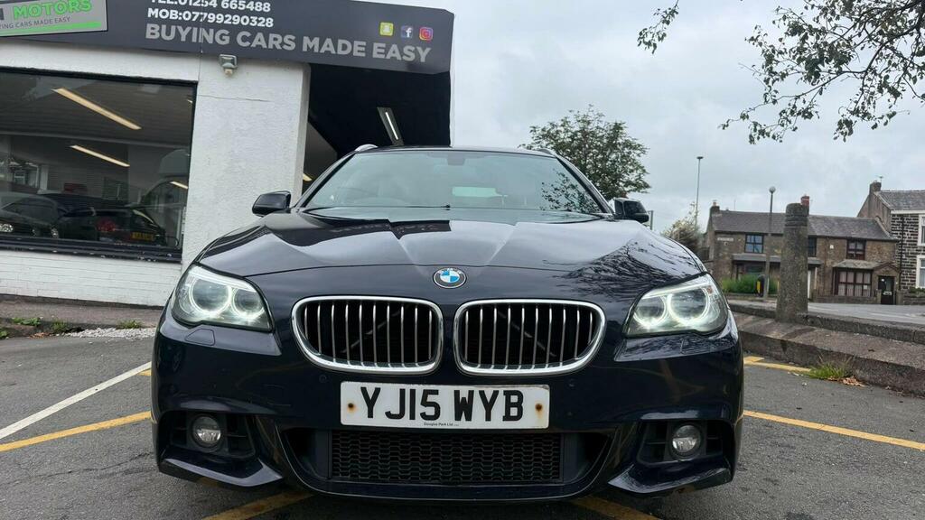 BMW 5 Series 2.0 520D M Sport Touring Euro 6 Ss Black #5