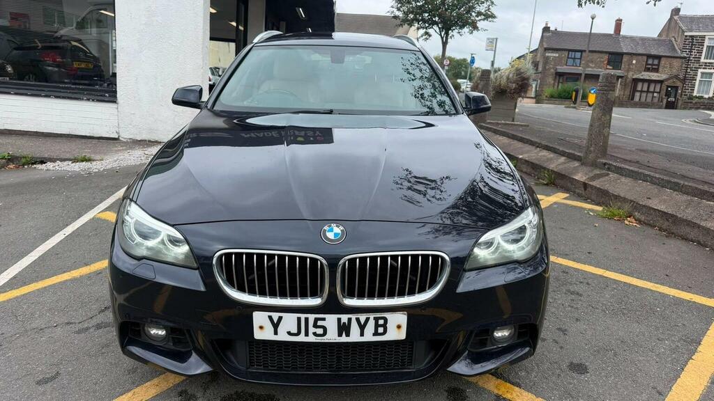 BMW 5 Series 2.0 520D M Sport Touring Euro 6 Ss Black #2