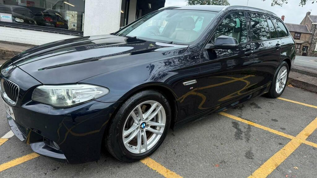 BMW 5 Series 2.0 520D M Sport Touring Euro 6 Ss Black #3