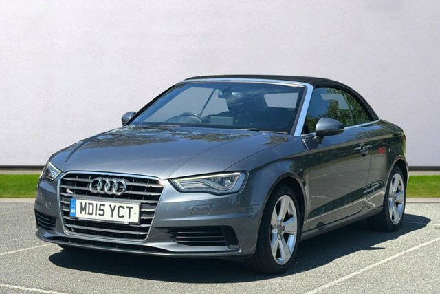 Audi A3 Cabriolet Tdi Sport Convertible Grey #3
