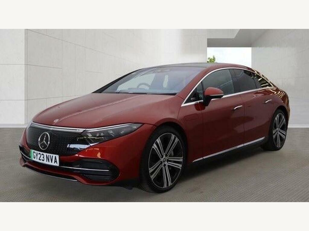 Mercedes-Benz EQS 450 108.4Kwh Exclusive Luxury Saloon Red #2