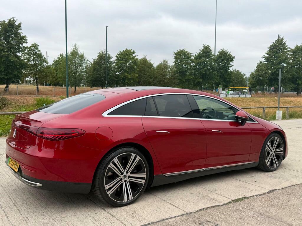 Mercedes-Benz EQS 450 108.4Kwh Exclusive Luxury Saloon Red #4