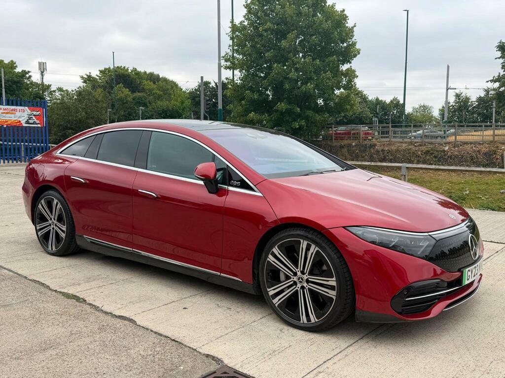 Mercedes-Benz EQS 450 108.4Kwh Exclusive Luxury Saloon Red