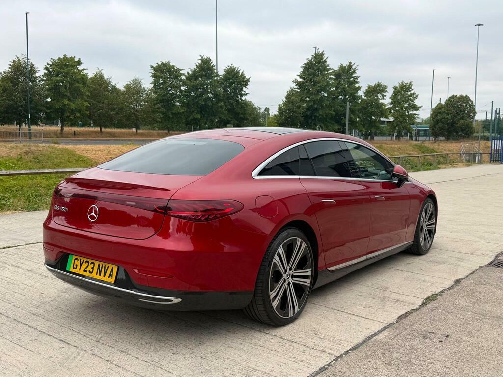 Mercedes-Benz EQS 450 108.4Kwh Exclusive Luxury Saloon Red #5
