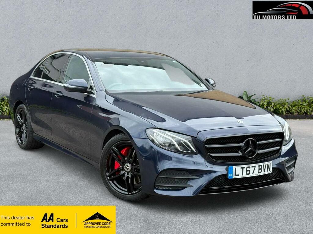 Mercedes-Benz E Class Saloon 2.0 E220d Amg Line G-tronic Euro 6 Ss 4 Blue