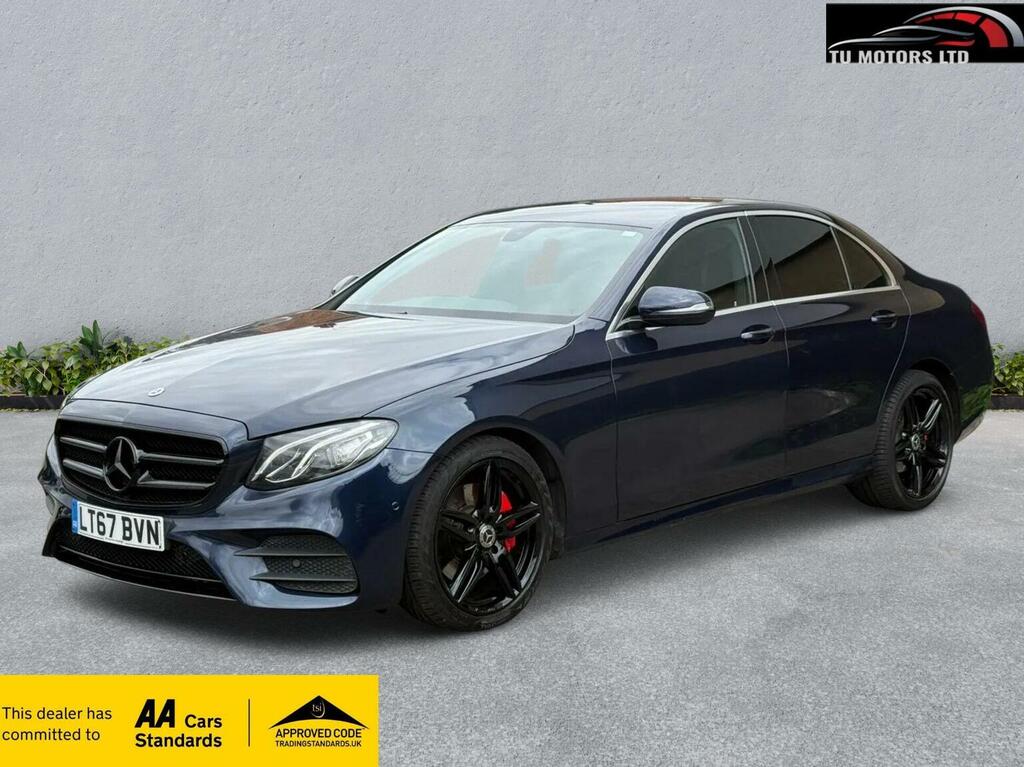 Mercedes-Benz E Class Saloon 2.0 E220d Amg Line G-tronic Euro 6 Ss 4 LT67BVN Blue #3