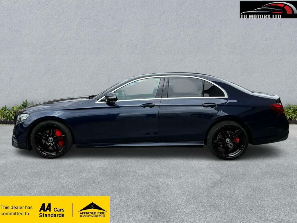 Mercedes-Benz E Class Saloon 2.0 E220d Amg Line G-tronic Euro 6 Ss 4 LT67BVN Blue #5